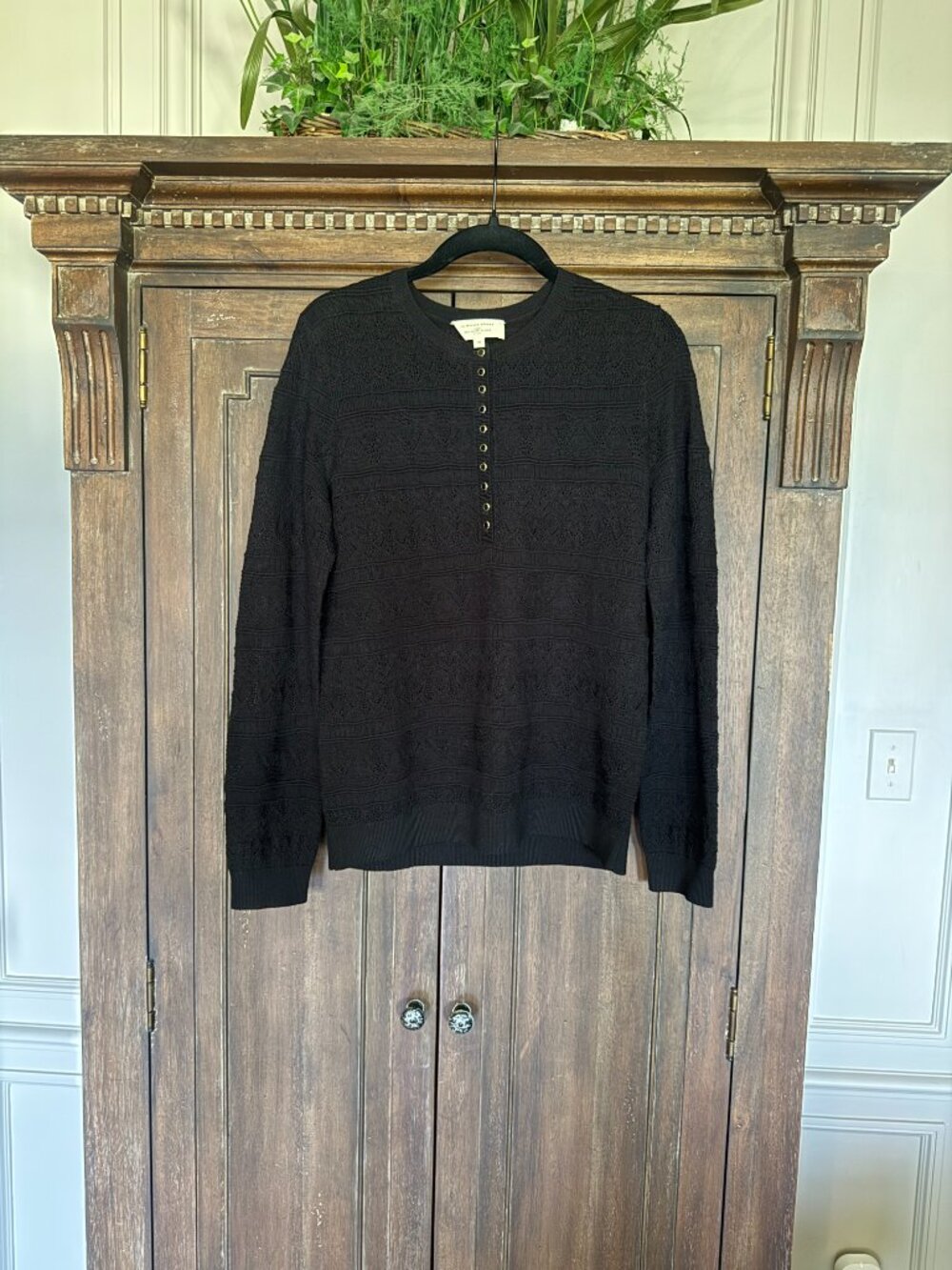Sezane Lyna Jumper - Black - Size Medium - NWOT! - Picture 3 of 6